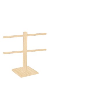 Wooden Pretzel Stand 2 Tier Freestanding <b>Display</b> <b>Rack</b> For Oktoberfest <b>Beer</b> Festival - Product Image 5