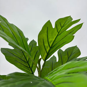 Arbre à <span class=keywords><strong>Pain</strong></span> Artificiel <span class=keywords><strong>de</strong></span> 90cm, Plante Réaliste en Faux Bonsaï, Plante Artificielle pour Décoration d'Intérieur - Product Image 5