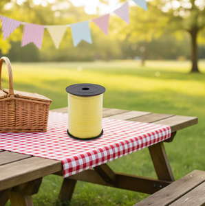 Party Love Premium Quality Matte Yellow Round Tape 500m For Decorative Balloon for Creative and Decorative Use - Product Image 4