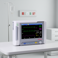 Moniteur d'échographie vétérinaire portable à écran tactile de 7 pouces avec batterie intégrée, classe II, surveillance multiparamétrique des signes vitaux