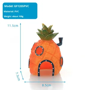 <span class=keywords><strong>Spongebob</strong></span> casa acquario decorazione con resina ananas casa rifugio fori dei <span class=keywords><strong>cartoni</strong></span> <span class=keywords><strong>animati</strong></span> ornamenti per gamberetti e rifugi per pesci - Product Image 6