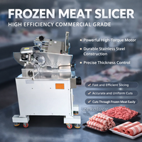 Nouvelle machine à trancher la viande congelée entièrement automatique, épaisseur réglable, 40-55 tranches/minute, pour rouleaux de bœuf et d'agneau pour fondue