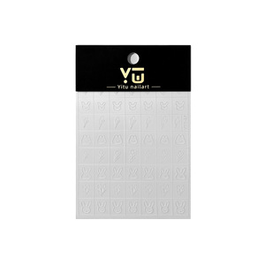 TSZS - Plantillas de Aerografía para <span class=keywords><strong>Uñas</strong></span> con Diseños de Dibujos Animados, Adhesivos Decorativos para Manicura con Diseños de Gatos, <span class=keywords><strong>Perros</strong></span>, Conejos y Flores - Product Image 5