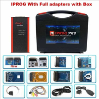 Nuevo Iprog Pro V87 V89 con 11 Adaptadores para Reinicio de EEPROM/IMMO/Radio/SRS, Herramienta de Programación Iprog+ ECU V87