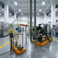 Chiller Sekrup Berpendingin Air Anti Ledakan 7-35 ℃   PLC Produktivitas Tinggi Terkendali untuk Proses Industri Kimia