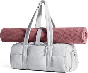Muestra gratis de las mujeres de doble propósito mochila de hombro colorido al por mayor bolsa de Yoga para el entrenamiento de gimnasia al aire libre portátil y plegable - Product Image 1