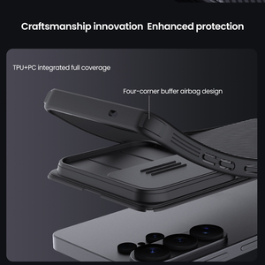 Étui <span class=keywords><strong>Nillkin</strong></span> pour S23 Ultra/<span class=keywords><strong>S22</strong></span> Ultra/S24 Ultra/Note 20/S25 Ultra Ultra, série Black Mirror PRO, design animal, couvercle coulissant pour objectif - Product Image 5