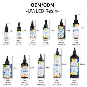 RS Nail Hot Selling Crystal Clear UV Curing <strong>Resin</strong> For Beginners Small Bottle Hard UV Cure Glue For DIY Small Craft - Product Image 6