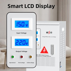 Tự động AC điện áp ổn định điều chỉnh 8KVA & 10KVA công suất 80V Điện áp đầu vào giá cả cạnh tranh 8KVA & 10KVA ổn định - Product Image 3