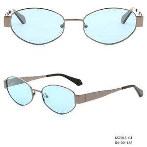 GS7015メタルオーバルデザイントレンドサングラス偏光UV400デザインサングラス - Product Image 4