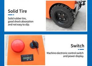 Malzeme taşıma için 2-3 Ton elektrikli uçak çekme traktör CE sertifikalı serisi elektrikli çekme ekipmanları - Product Image 5
