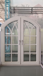 בסגנון אירופאי קשת זכוכית קשת זכוכית כפולה nfrc מוסמך אלומיניום חצוב - Product Image 4