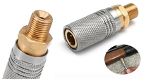 En Stock PCP Air G U N remplissage adaptateur de connexion rapide 1/8 bpsp 1/8NPT avec fiches raccord connecteur coupleur