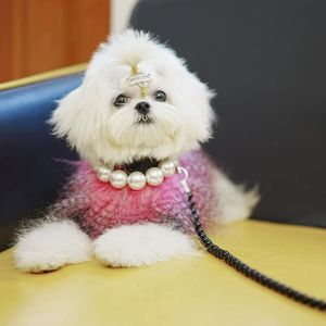 Ropa de invierno de lujo para mascotas, piel de pavo peluda de felpa, ropa de punto para perros de toro francés, abrigo esponjoso para perros pequeños y medianos - Product Image 3