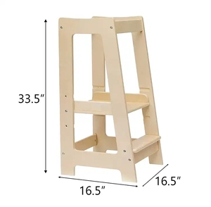 Tour d'apprentissage de cuisine pour enfants, pliable, tabouret réglable - Product Image 4