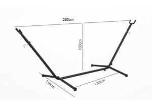 Hamaca para exteriores de alta calidad, hamacas de cuerda de tela, hamaca de plátano con soporte de acero - Product Image 3
