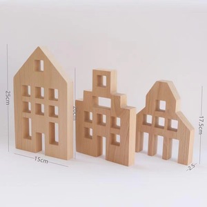 Dropshipping Products <b>Block</b> Set Smooth-Handled Skateboard Children's Early Education Wood Toys Sourcing Service in China - Product Image 5