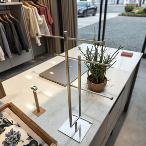 Điều chỉnh kết hợp Rack hiển thị: Trưng bày túi xách, khăn quàng cổ, vòng cổ, bông tai (túi đứng cơ sở) - Product Image 5