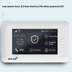 Hệ thống báo động Home Touch Home an ninh Hệ thống chống trộm báo động máy chủ 4G Wifi ứng dụng thông minh hệ thống mạng kép ABS <span class=keywords><strong>433Mhz</strong></span> cửa - Product Image 4