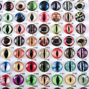 زجاج حماية البيئة 6 من القطيفة-50 ألوان متعددة اختيارية لعبة حيوان عيون تنين زجاجية - Product Image 4