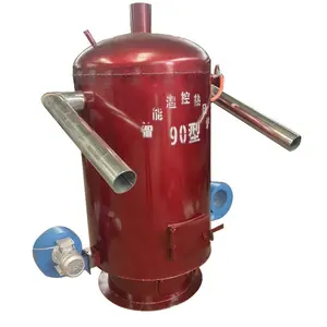 Industrial Air Heater Biomass Pellet Real Fire Burning Air Heating Stove For Poultry Farm Pig Farm