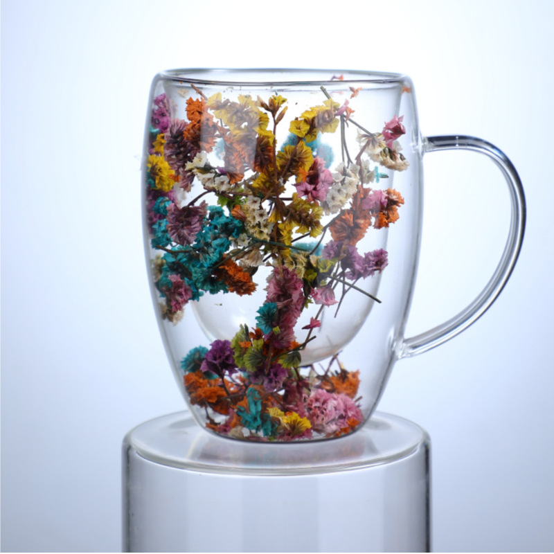 Hierba de cristal de colores mixtos