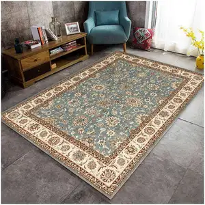 Turkish Style Living Room American Light Luxury Retro Persian Carpet Tea Table Mat Bedroom Bedside Soft Large Area Carpet