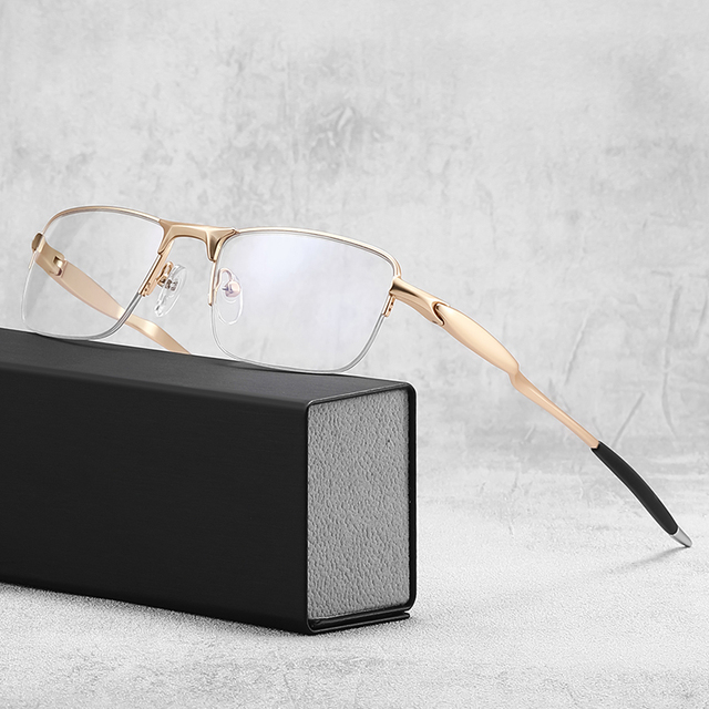 Unisex MS 91281 Luxe Blue Light Blocking Prescription Eyeglasses Frames Stylish Optical Colored Spectacle for Unisex