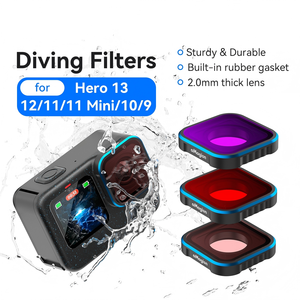 Filtro <span class=keywords><strong>de</strong></span> <span class=keywords><strong>buceo</strong></span> Hot Hit para Hero 13/12/11/11 Mini/10/9, <span class=keywords><strong>gafas</strong></span> protectoras <span class=keywords><strong>GoPro</strong></span> para deportes acuáticos - Product Image 4