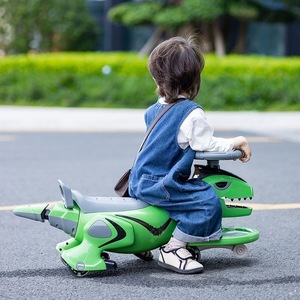 รถโยกหมุนได้สำหรับเด็กอายุ 1 ปีขึ้นไป ของเล่นขี่เล่นสำหรับพ่อแม่ลูก เด็กชาย เด็กหญิง ของขวัญวันเด็ก ลายไดโนเสาร์ <span class=keywords><strong>สี</strong></span><span class=keywords><strong>เบ</strong></span>จเทา - Product Image 4