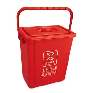 Cestino per rifiuti alimentari da cucina piccolo bidone della spazzatura con coperchio secchio per Compost interno