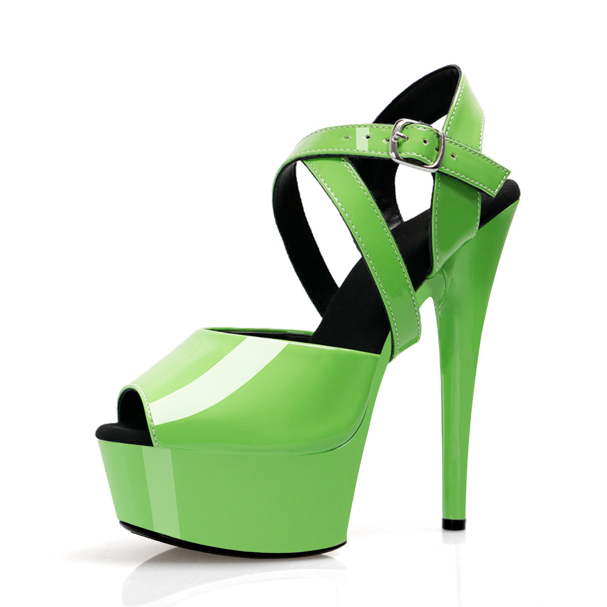 15 cm Sexy and Charming Pole Dance Strip Club Wedding Dress Main Wedding  Shoes Niche and High-end Fish-shaped High Heels