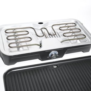 <span class=keywords><strong>Table</strong></span> pliante multifonctionnelle électrique portable 3 en 1, support amovible, utilisation domestique, barbecue, plaque chauffante, <span class=keywords><strong>plancha</strong></span>, surface antiadhésive - Product Image 5