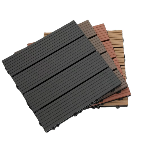 Four Colors of Natural Wood to Choose From Environment-friendly Small Flooring Decking