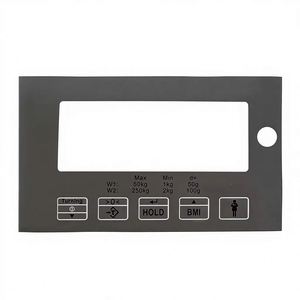 Autocollant personnalisé pour panneau de commande avec superposition graphique en PET, plaque frontale autocollante avec fenêtre d'affichage pour balance numérique - Product Image 3