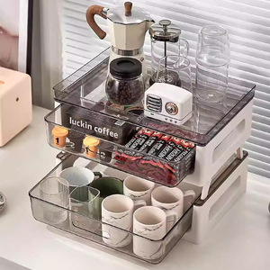 Modern Design Plastic Rectangle Stackable <b>Tea</b> Bag Storage <b>Box</b> Coffee Capsule Rack Office Cup Organizer Storage <b>Box</b> for <b>Tea</b> - Product Image 4