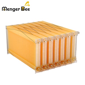 Offre Spéciale : Équipement Apicole – Cadres en Bois Ciré pour Ruche Langstroth avec Feuille de Fondation en Cire d'Abeille - Product Image 1