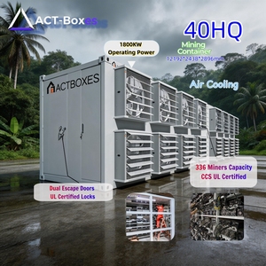 Contenedor Minero de Bitcoin ACT de 40 pies, 288 Unidades Antminer S19 S21 <span class=keywords><strong>S23</strong></span>, Sistema de Aire, Solución Personalizada de 48H con Certificado CCS y CE - Product Image 2