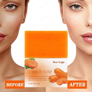 <span class=keywords><strong>Savon</strong></span> Artisanal Exfoliant au Carotte <span class=keywords><strong>pour</strong></span> <span class=keywords><strong>le</strong></span> <span class=keywords><strong>Visage</strong></span> et <span class=keywords><strong>le</strong></span> Corps, Nettoyant Anti-Taches Pigmentaires, Marque Privée - Product Image 1