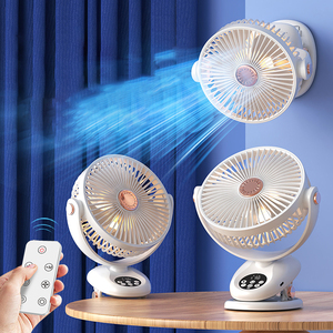 Mini ventilador portátil tipo C recargable 4000mAh soporte de viaje de escritorio ventilador montado en la pared ventilador de refrigeración Clip de escritorio portátil - Product Image 1