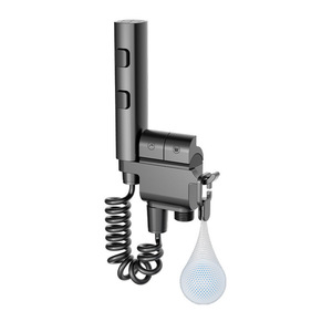 Ensemble de pistolet pulvérisateur pour toilettes avec double commande d'alimentation en eau, installation murale facile pour utilisation en bidet dans la salle de bain - Product Image 1