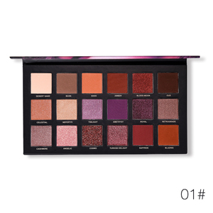 Paleta de Sombras de Ojos Ucanbe Twilight de 18 Colores, Dorado Rosa, con Brillo Perlado Cosmético, Paleta de Sombras de Ojos Mate <span class=keywords><strong>Huda</strong></span> Desert Dust - Product Image 3