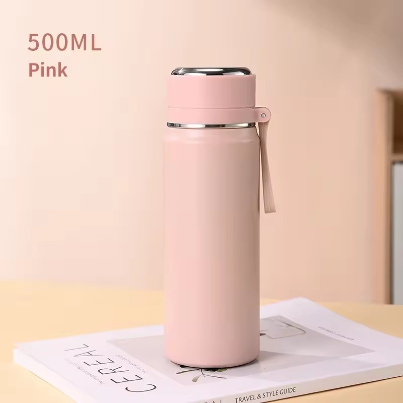 Porte-jarretelles personnalisé rose 500ml