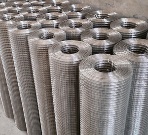 Malla de Alambre de Hierro Galvanizado con Orificios Cuadrados, Panel de Malla Soldada Eléctricamente, Rollos de Malla Soldada Eléctricamente para Uso en Construcción, Servicio de Corte - Product Image 5