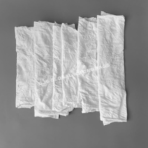 Chiffons industriels en coton recyclé, chiffons en coton blanc récupérés, chiffons en coton blanc 100% - Product Image 1