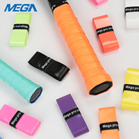 Kustom raket tenis pita pegangan dicetak Padel pegangan anti-selip bola sepak aksesoris pegangan untuk Badminton pantai Tenis