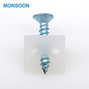 3mm/5mm rõ ràng đồ nội thất trong suốt phần cứng Kệ nhựa chốt kệ kính hỗ trợ chân cho tủ kết nối Kệ hỗ trợ - Product Image 2