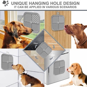 Wholesale Custom Dog Lick <b>Mat</b> Slow Cat Feeder Bowl <b>Large</b> Dog Food Plates Lick Pad Distraction <b>Mat</b> for Cat and Dogs - Product Image 3