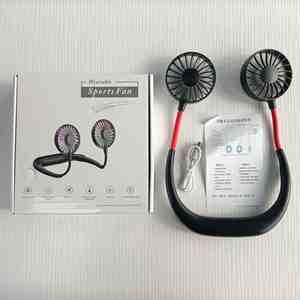 Ventilateur de cou personnel portable, mini ventilateur rechargeable, ventilateur sportif à porter librement - Product Image 4