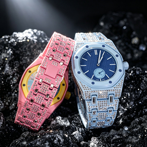 Étui de luxe brillant avec diamants pour kit de modification de montre Ro Y X S, kit de modification de bracelet de montre pour une P <span class=keywords><strong>Roy</strong></span> l pop - Product Image 1